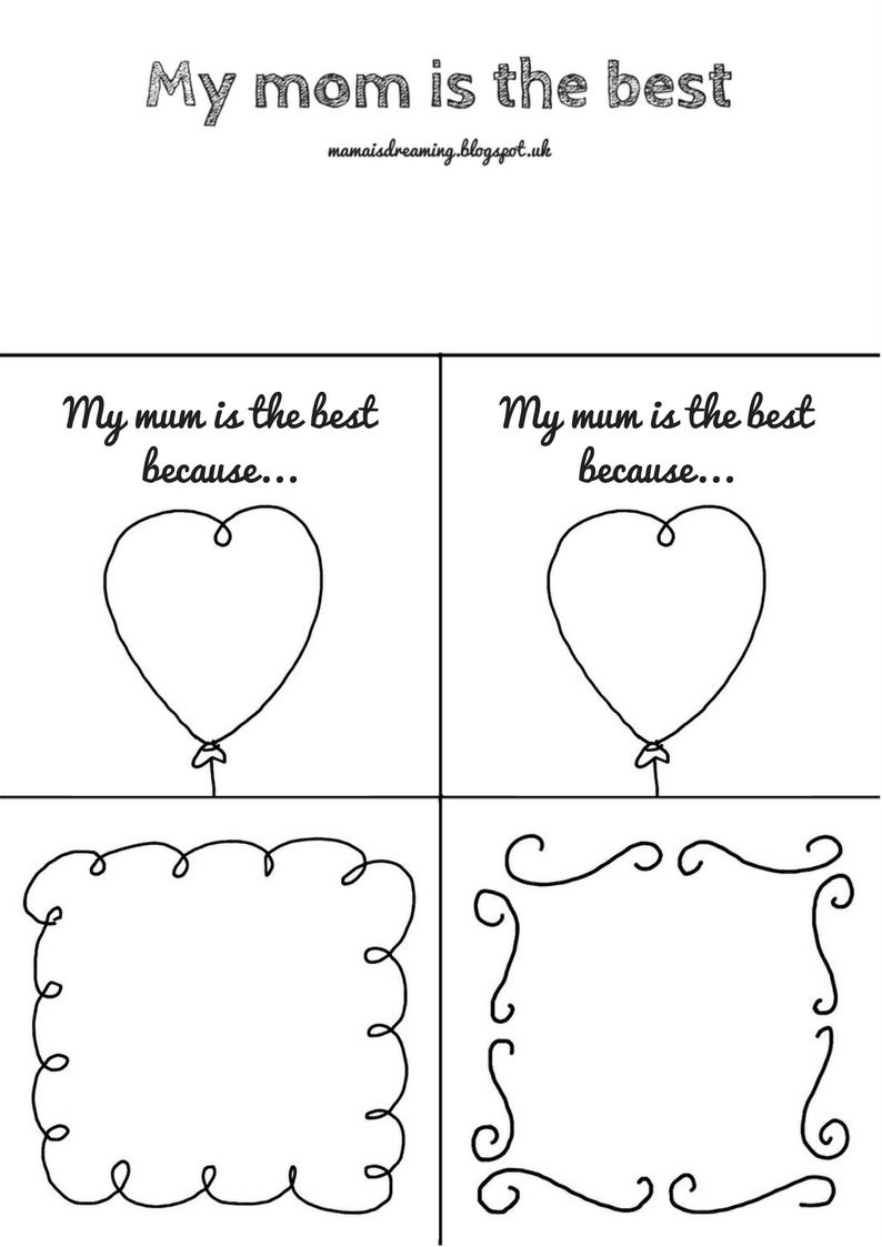 my mom is the best free printable mamaisdreaming blogspot co uk