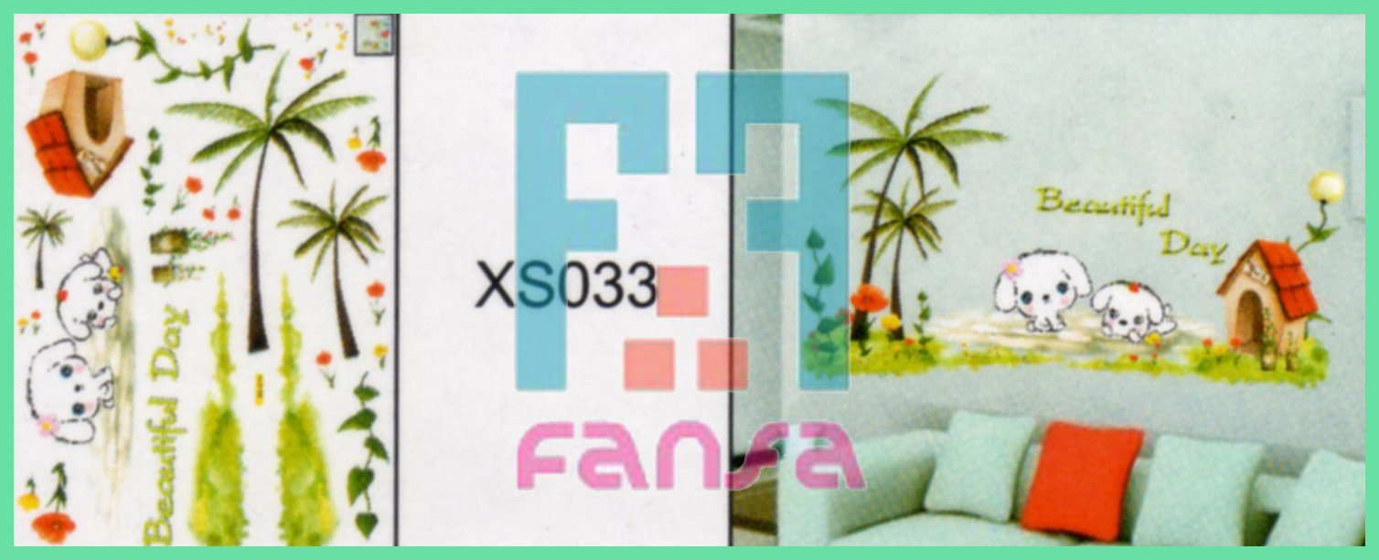 Rumah Sticker FanFa BIG WALL STICKER UK 51 X 79 CM