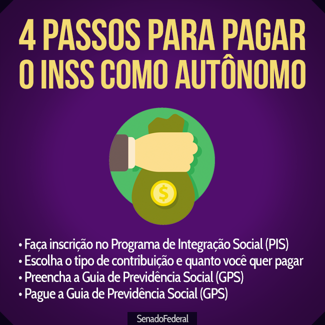 Confira 4 Passos para pagar o INSS como Autônomo