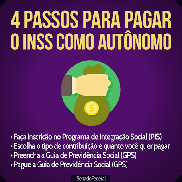 Confira 4 Passos para pagar o INSS como Autônomo