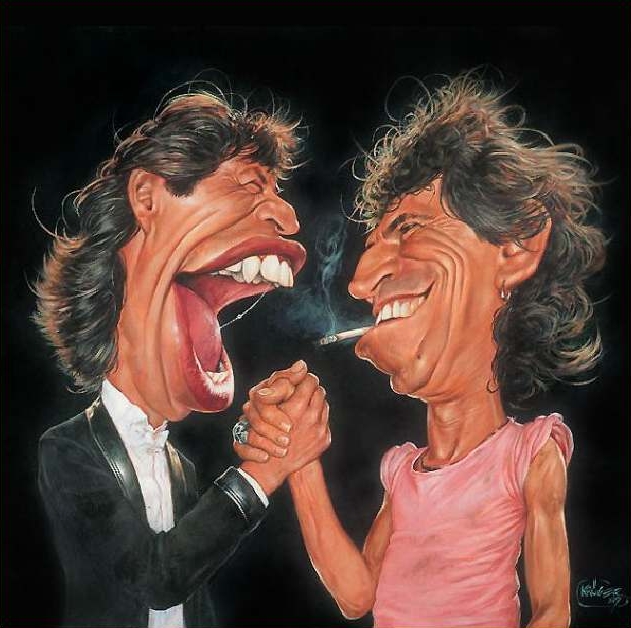 Mick Jagger & Keith Richards - New Pop Realism - Sebastian Krüger 1963