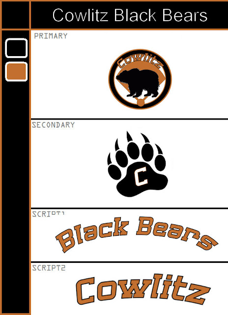 West Coast League Redesign: Cowlitz Black Bears Rebrand West Coast League Redesign: Cowlitz Black Bears Rebrand