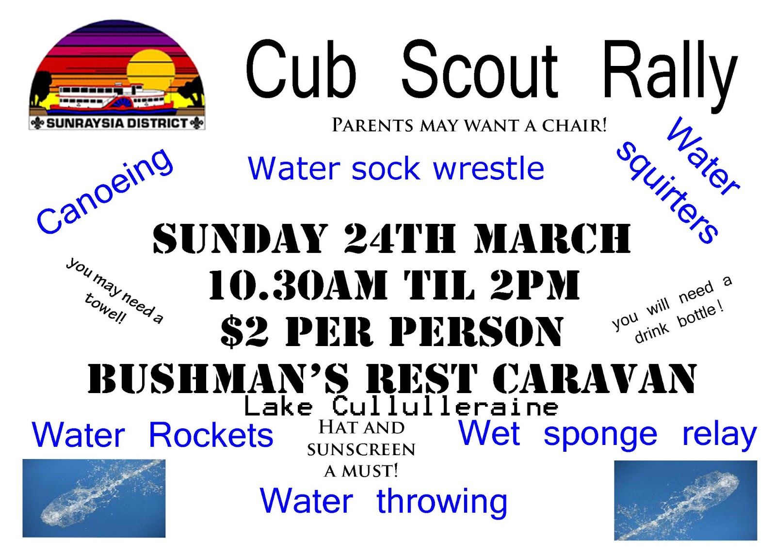 District Cub Scout Rally, Sunday, 24 March 2013