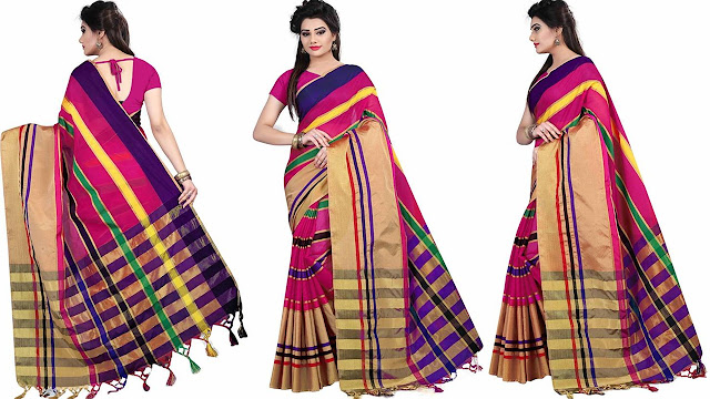 Flipkart sarees cotton Clearance