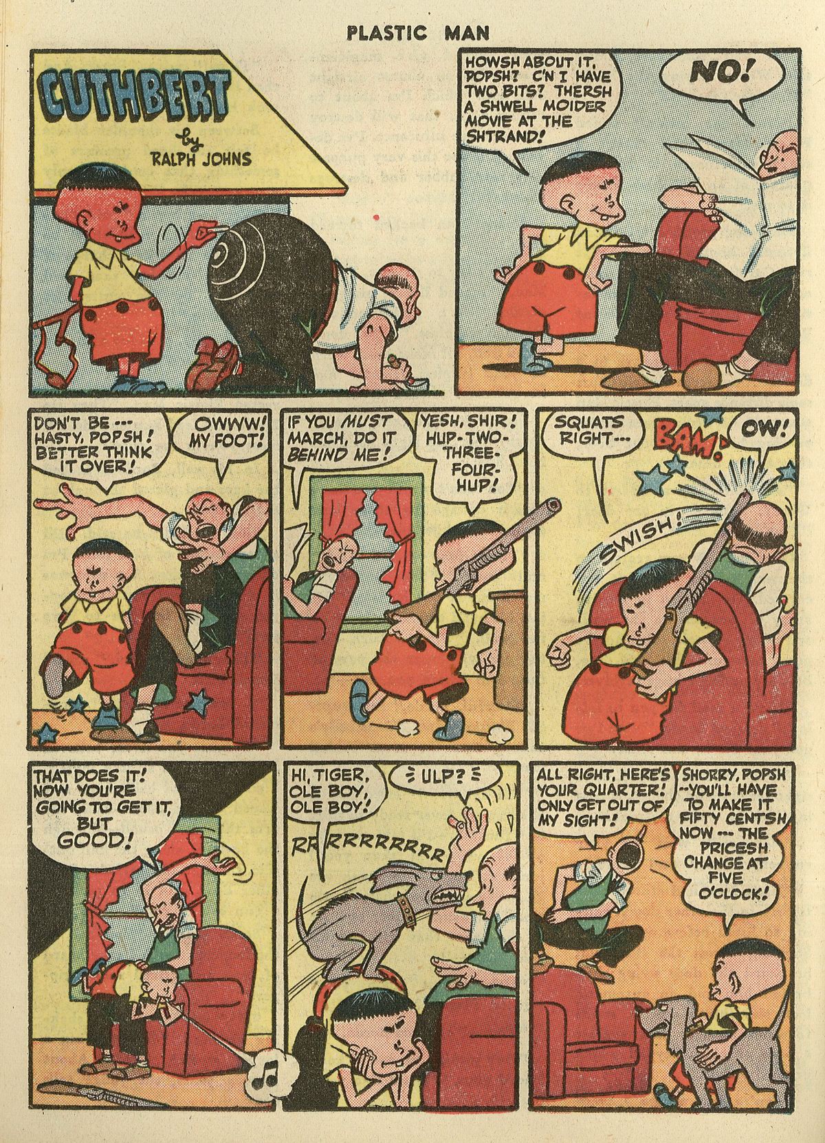 Read online Plastic Man (1943) comic -  Issue #3 - 36