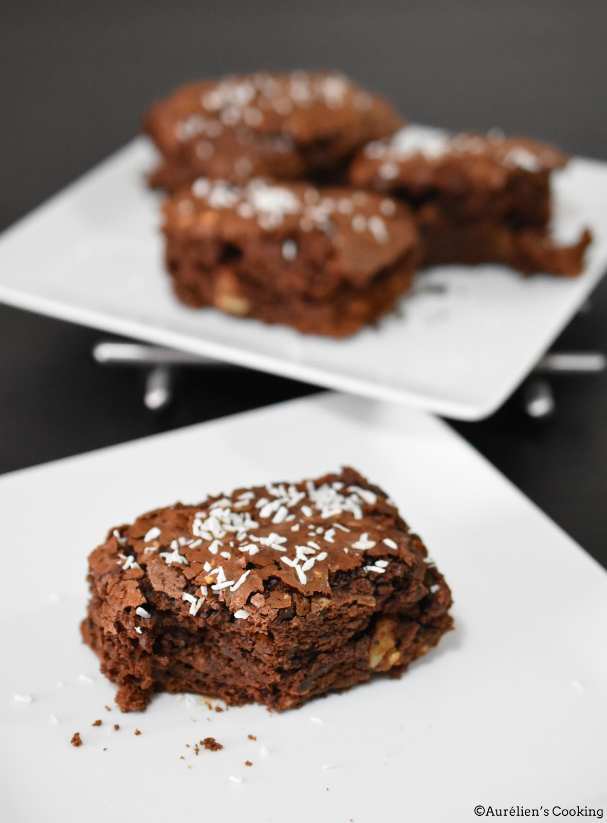 Aurélien's Cooking Le Brownie noix/coco