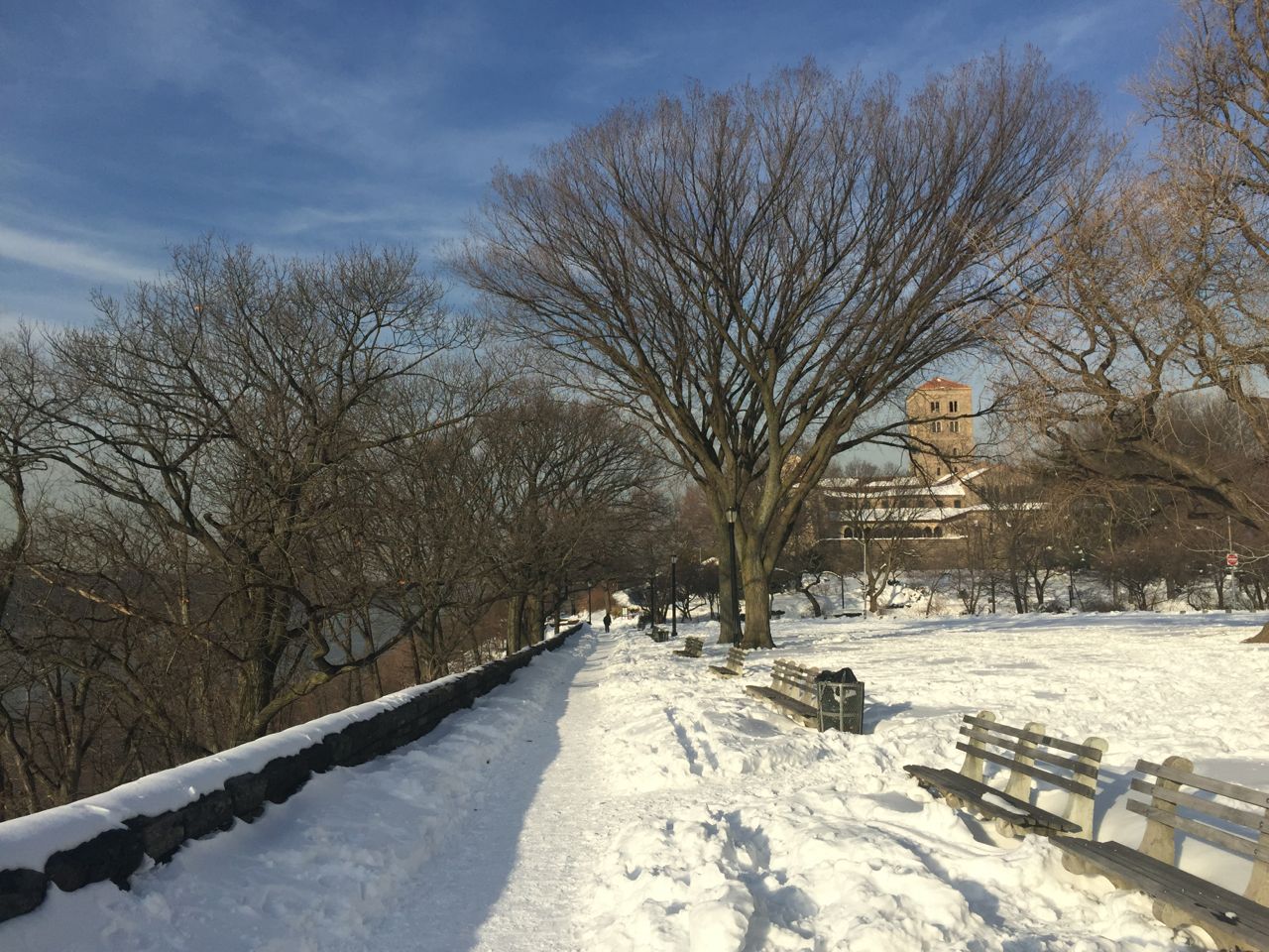 A Winter Walk in Fort Tryon Park and The Cloisters