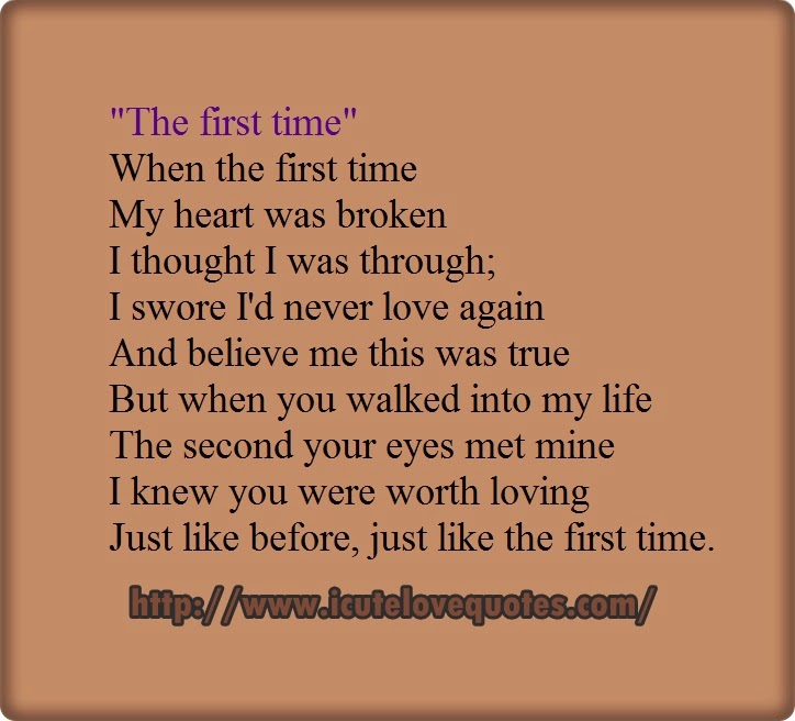 Cute Broken Heart Poems for Guys