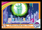 My Little Pony To Where and Back Again - Part 1 Series 5 Trading Card