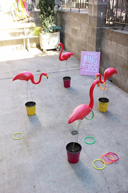 Flamingo Ring Toss at Fizzy Party Trop Fest 