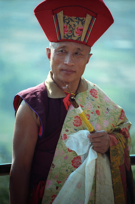 Népal, Katmandou, Stupa Swayambunath, © L. Gigout, 1990