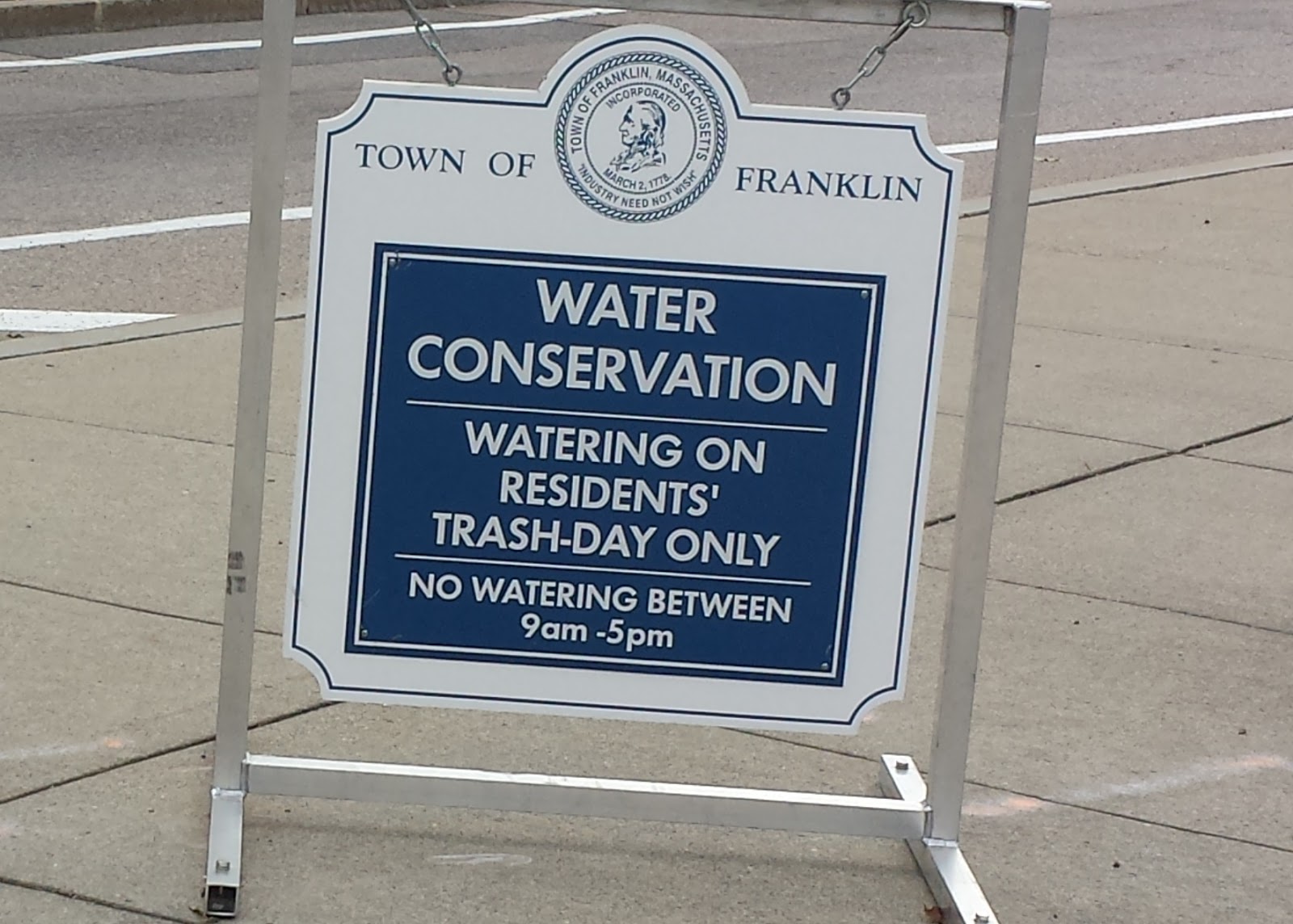 Franklin Matters: In the News: FEF awards grants, lack of rain forces