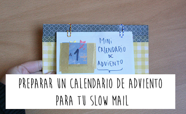 Preparar un calendario de adviento sencillo y rápido para mandar por carta