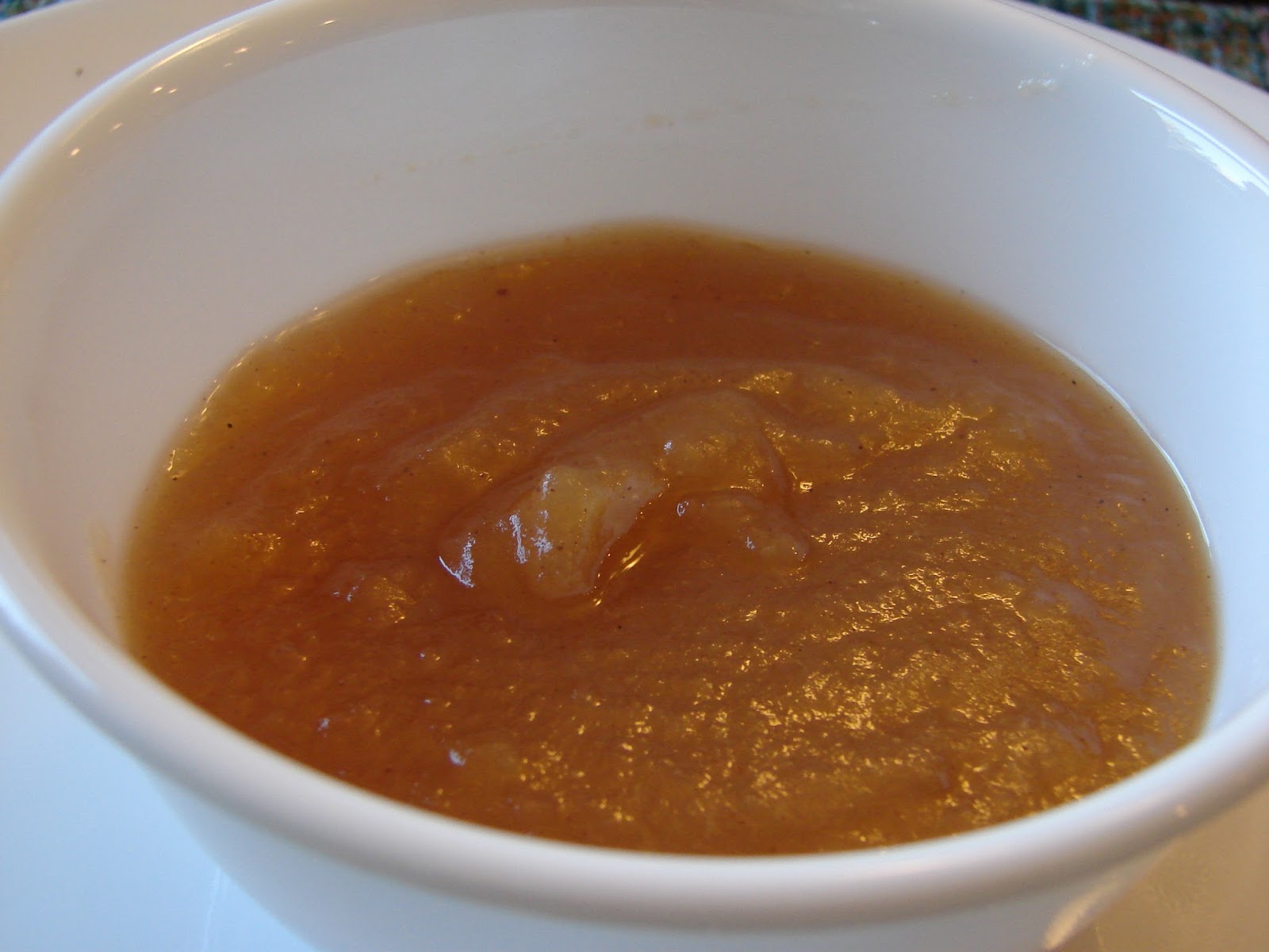 A Bear in the Kitchen Crock Pot Cinnamon Applesauce