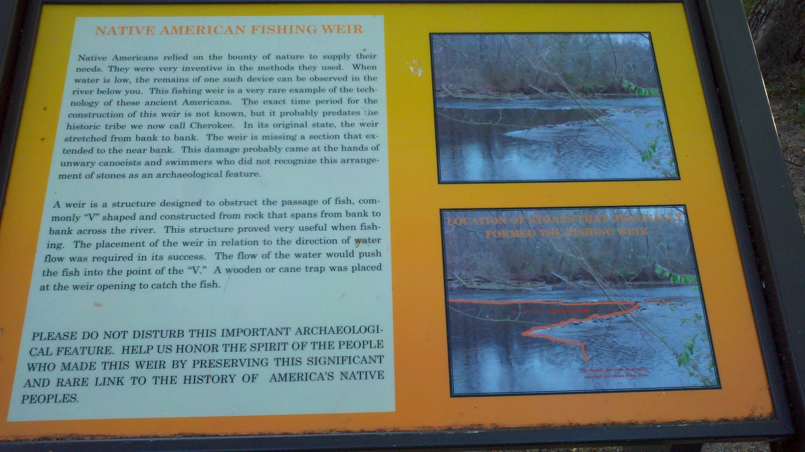 Outdoors with Bill Native American Fishing Weirs