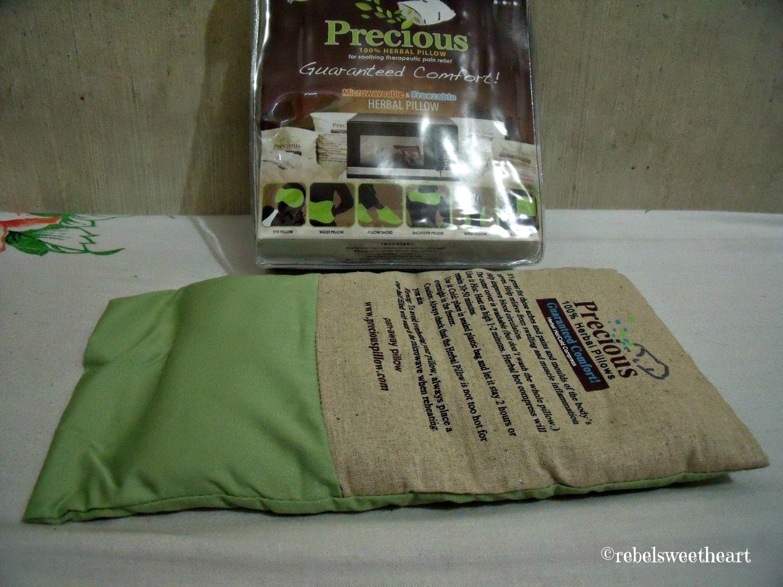 The Rebel Sweetheart. Spotlight Precious Herbal Pillow.