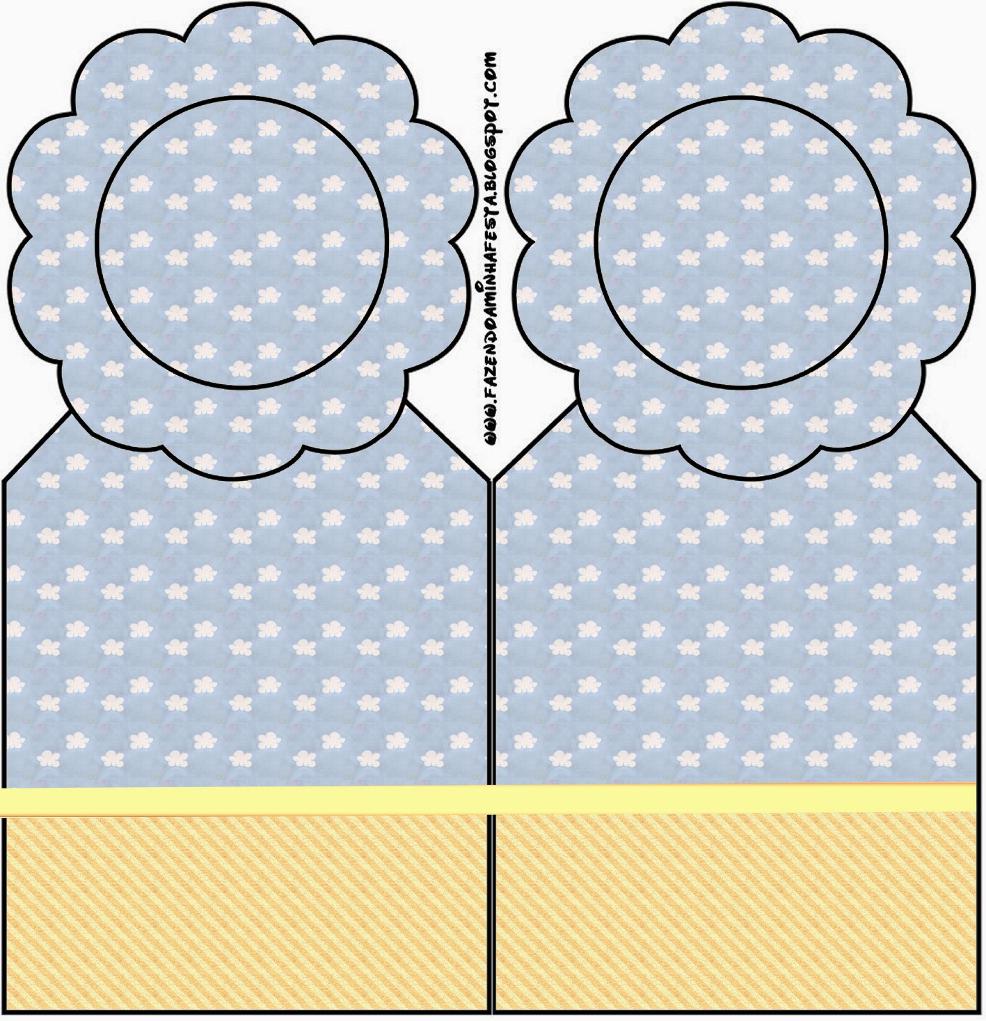 Clouds Free Printable Bookmarks.