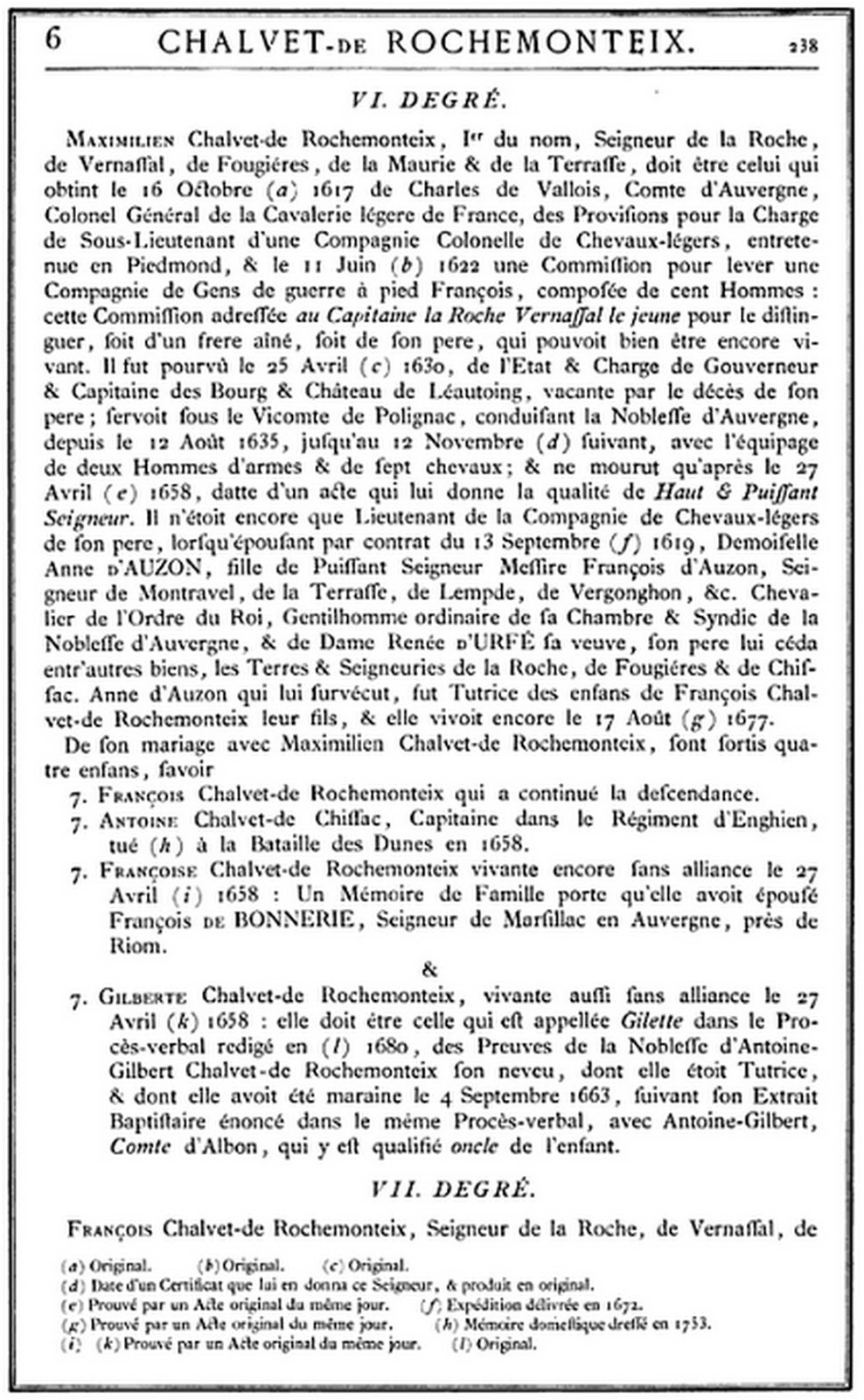 LEOTOING, VOUS CONNAISSEZ ? CHALVET DE ROCHEMONTEIX Vernassal, Léotoing
