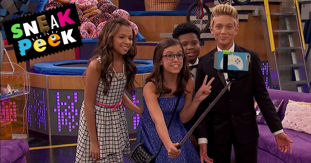 NickALive! Game Shakers "Wedding Shower Of Doom" Sneak Peek