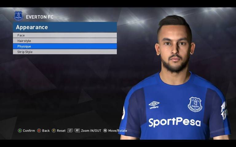 Face Theo Walcott Everton F C Pes 2017 Patch Pes New Patch Pro Evolution Soccer