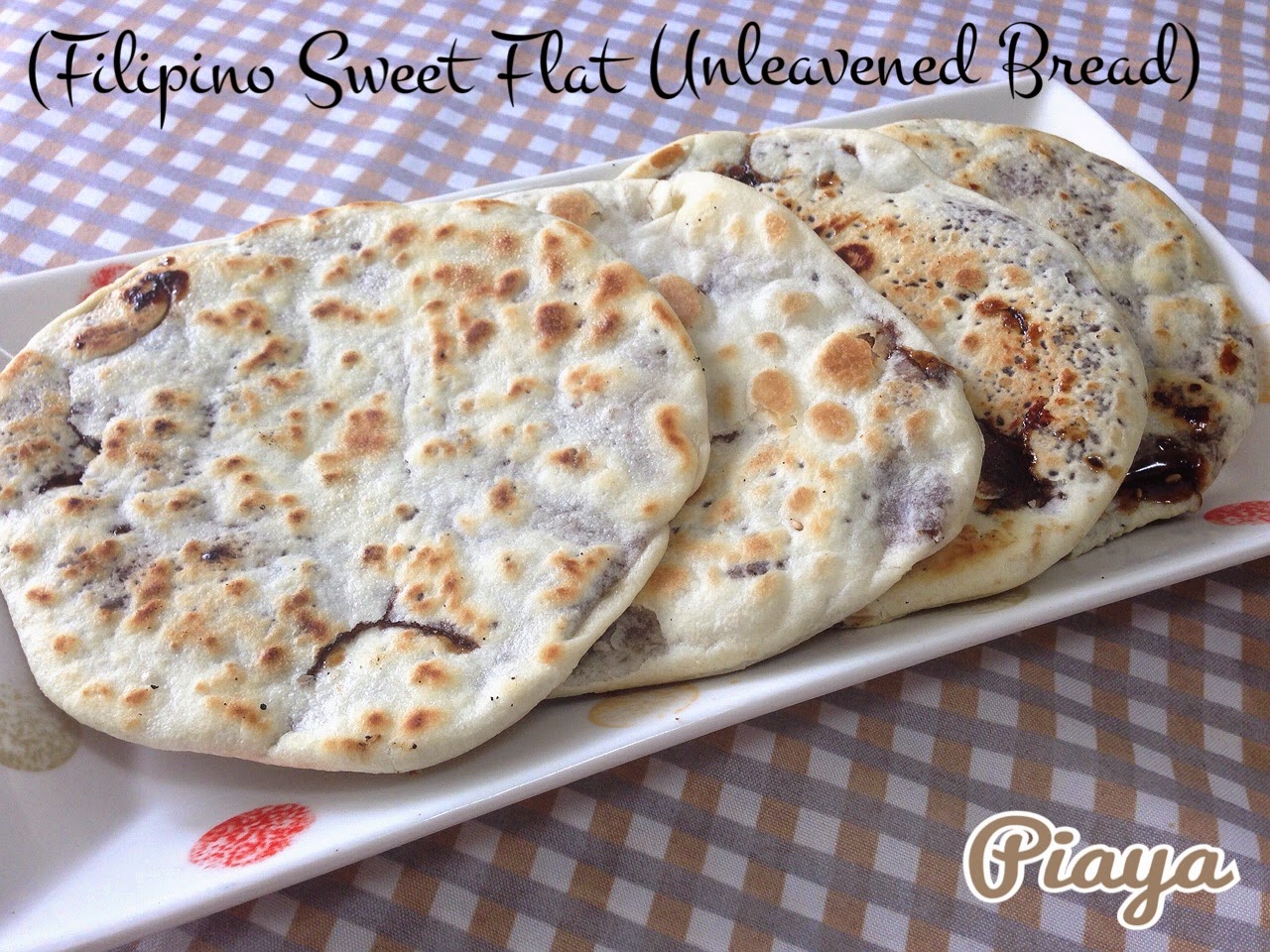 MinJi's Kitchen Piaya (Filipino Sweet Flat Unleavened Bread)