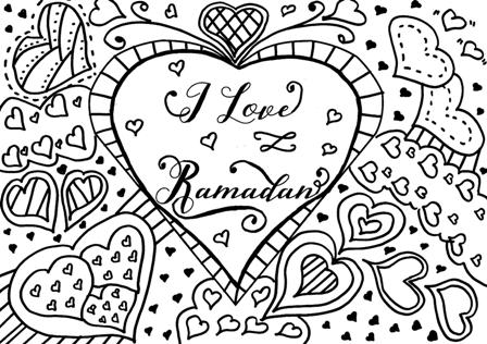 Ilma Education I Love Ramadan Colouring Sheet
