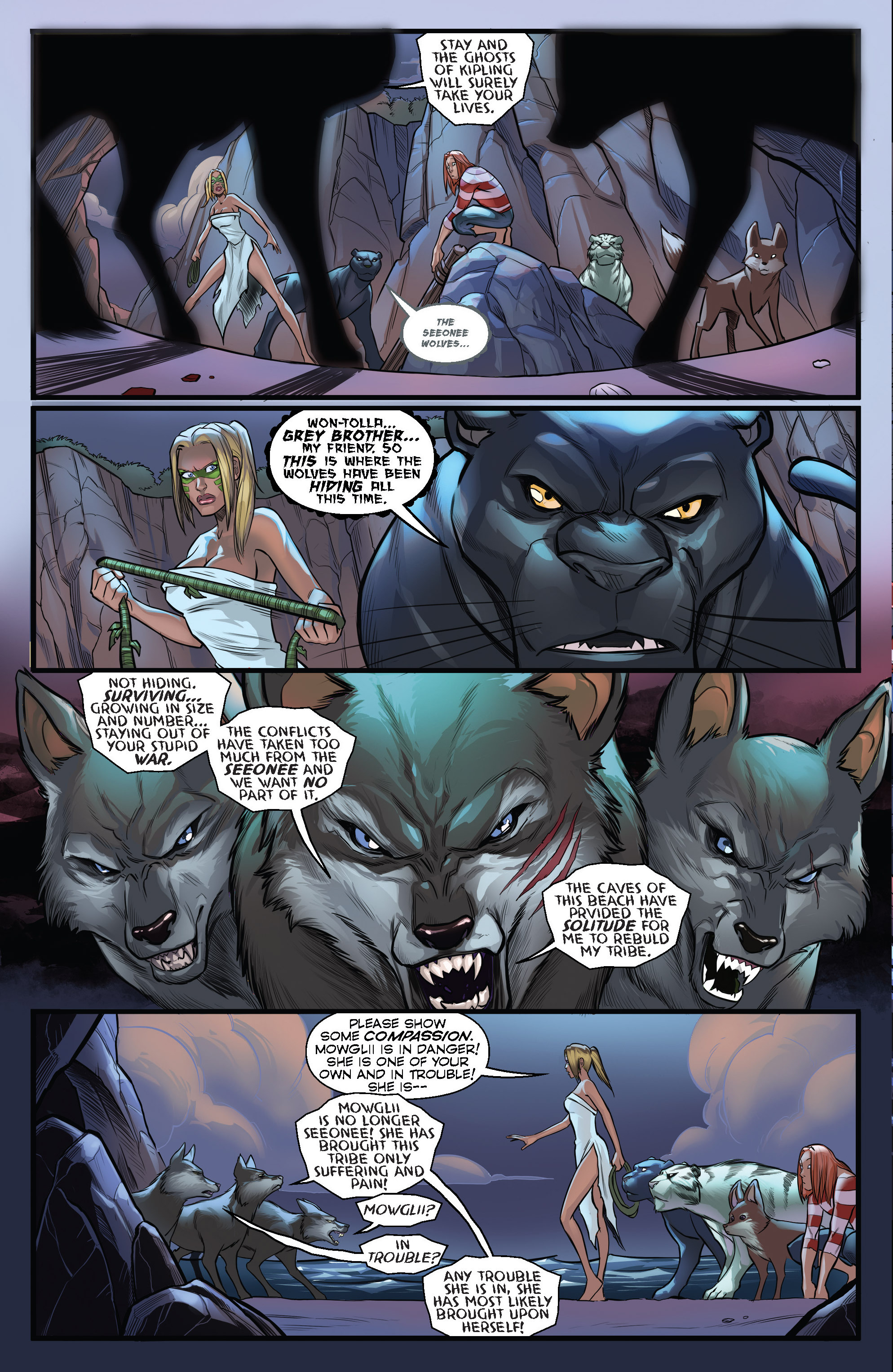 Read online Grimm Fairy Tales presents The Jungle Book: Fall of the Wild comic -  Issue #4 - 9