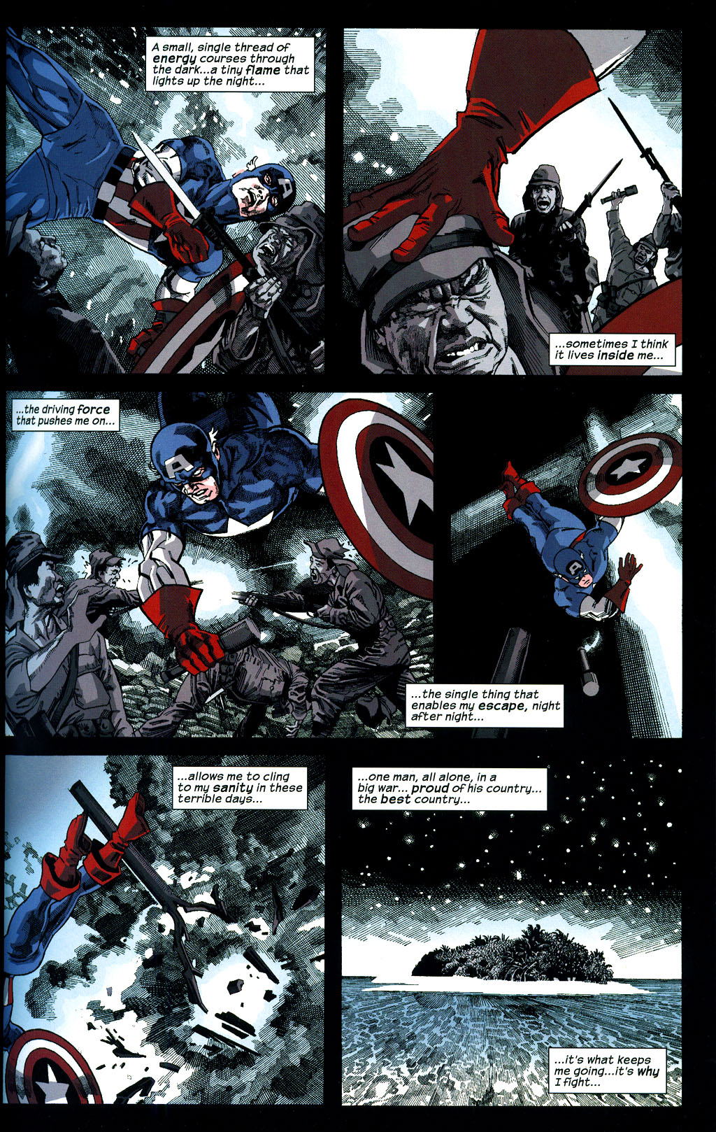 Read online Captain America: Red, White & Blue comic -  Issue # TPB - 18