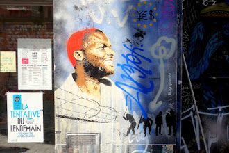 Sunday Street Art : Happy Fingers - rue Dénoyez - Paris 20