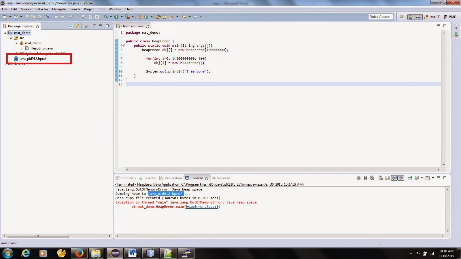 Programming for beginners: Eclipse Memory Analyzer Tool (MAT)
