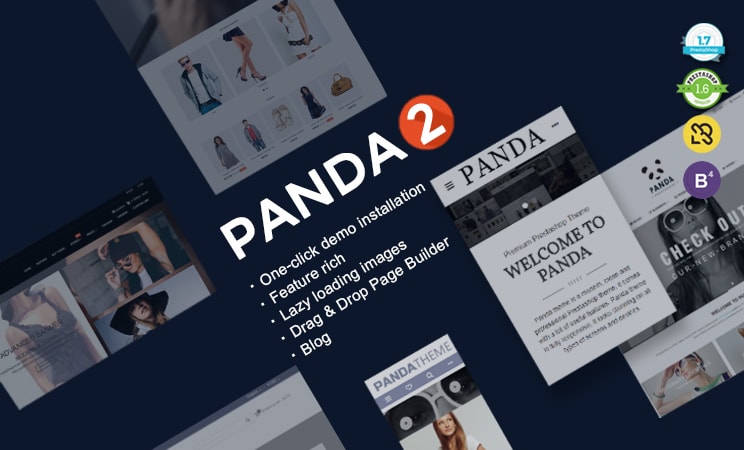 Panda v2. Responsive Prestashop WordPress Theme Daily ...