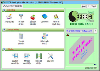 Phần mềm kế toán effect