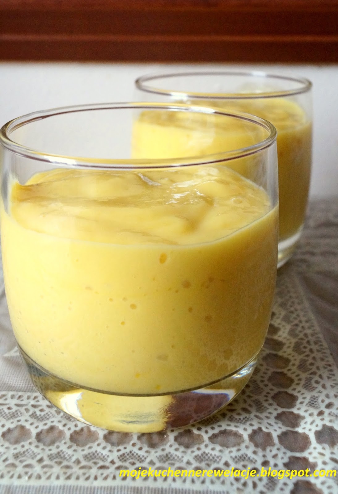 Moje Kuchenne Rewelacje Koktajl z mango i banana