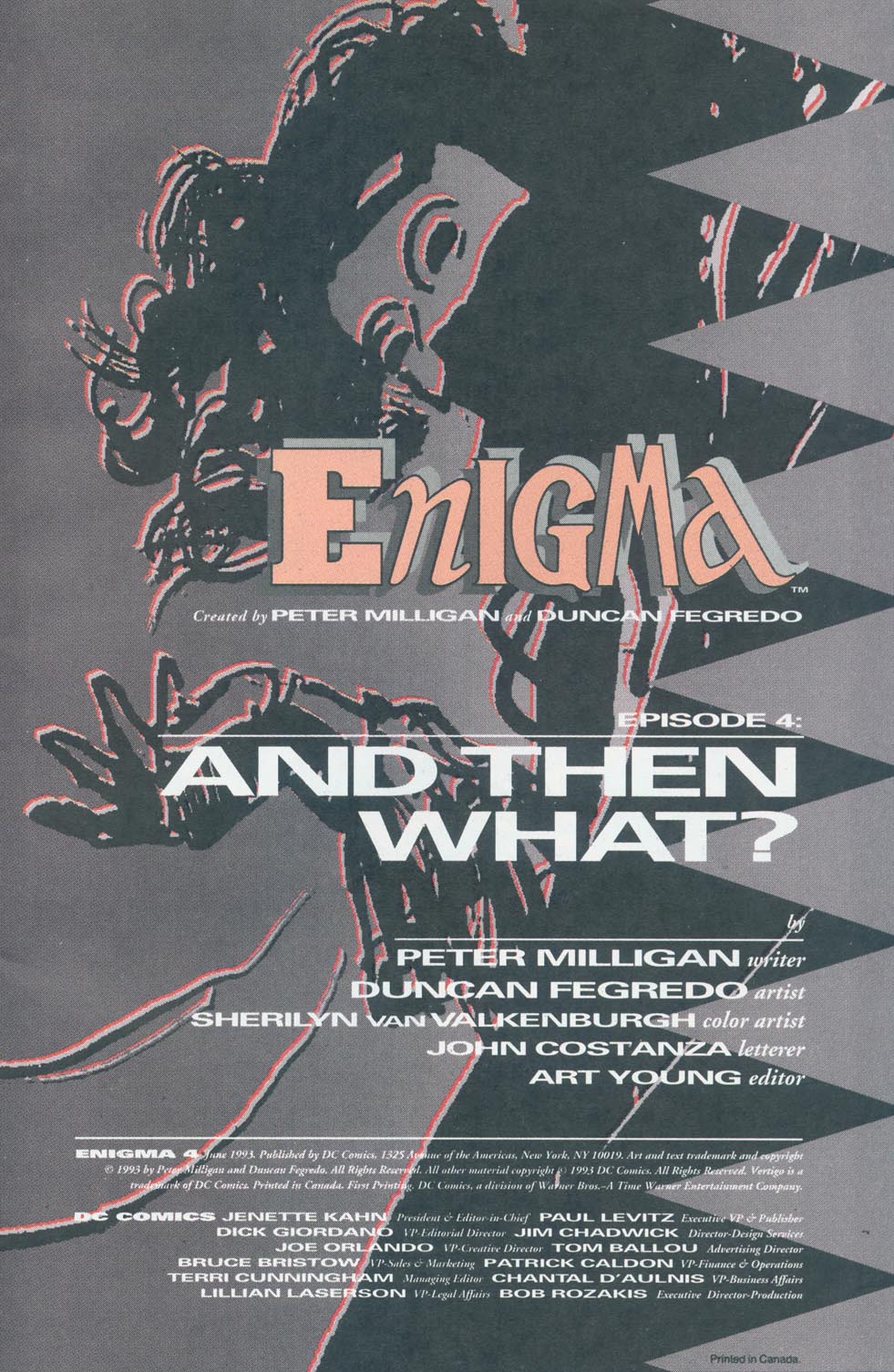 Read online Enigma comic -  Issue #4 - 2