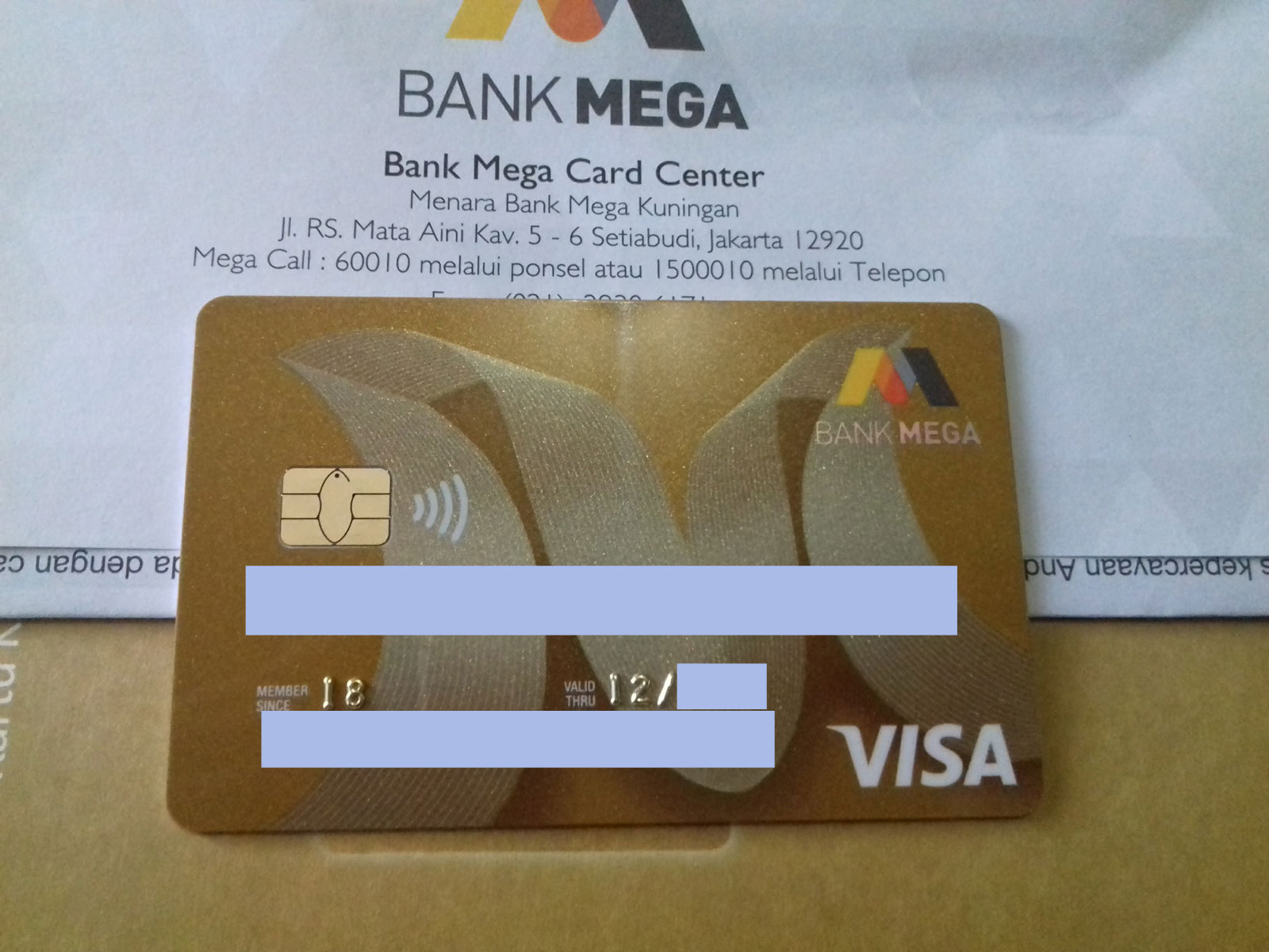 Pengalaman Membuat Kartu Kredit Bank Mega