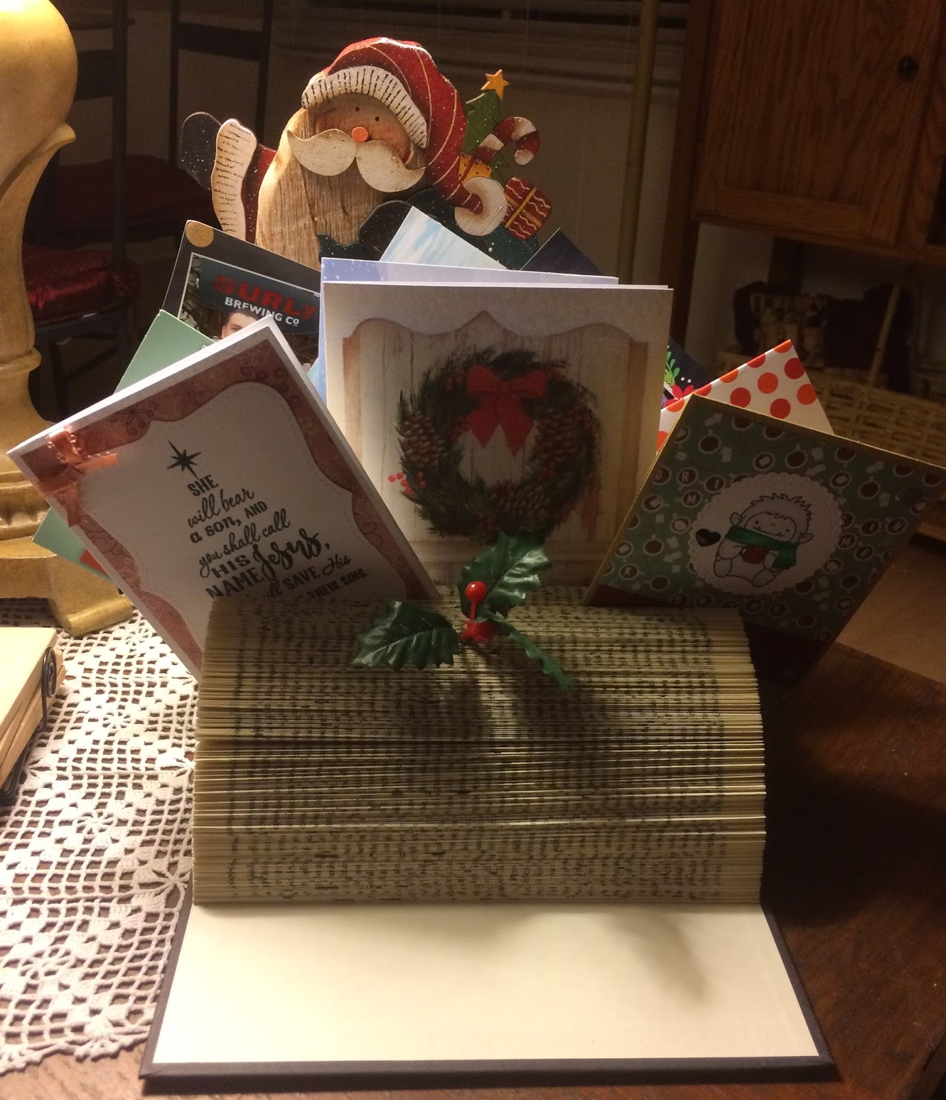 Displaying Christmas Cards