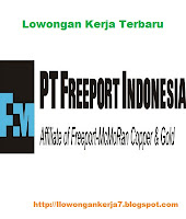 Lowongan kerja Terbaru PT Freeport Indonesia