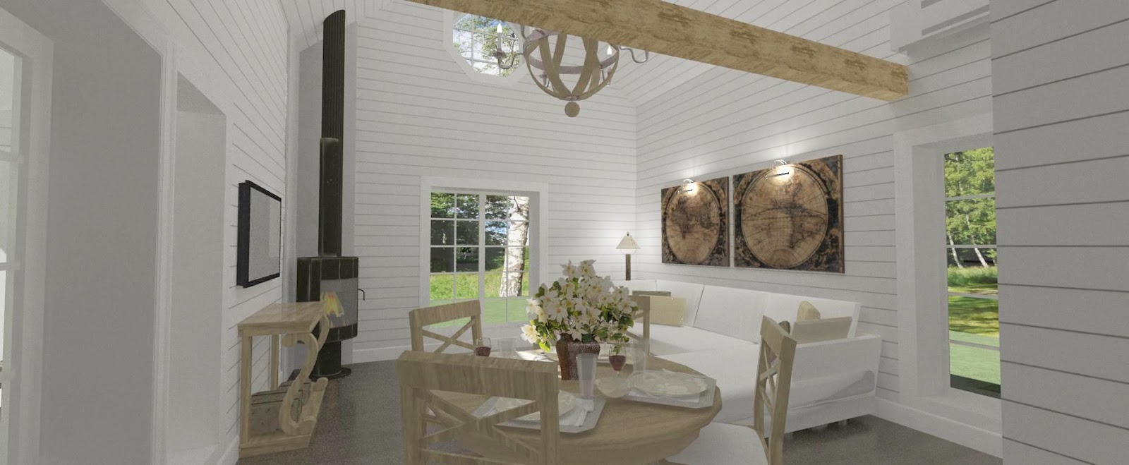 Den vita drömgården: ett eget hus på 45 kvadrat