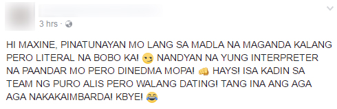VIRAL POST! A Facebook Post Reaction On Maxine Medina's Q And A Gains Ire By Angry Netizens! Read And Learn Why! VIRAL POST! A Facebook Post Reaction On Maxine Medina's Q And A Gains Ire By Angry Netizens! Read And Learn Why!