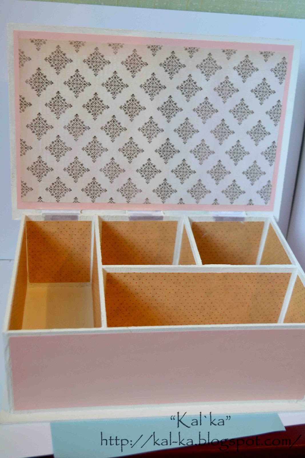 Шкатулка для косметики своими руками