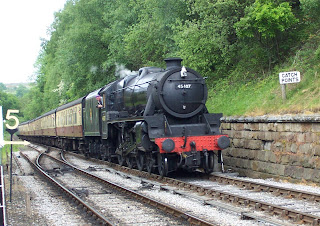 North Yorkshire Moors Railway, NYMR, Goathland, Black 5