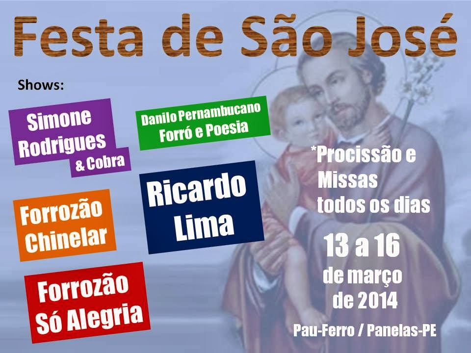 Tradicional Festa de São José na vila do Pau-Ferro em Panelas-PE Tradicional Festa de São José na vila do Pau-Ferro em Panelas-PE