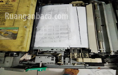 Perbaiki paper jam di pemanas mesin fotocopy canon IR