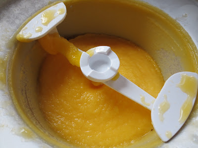 Sorbete de melocotón y limón