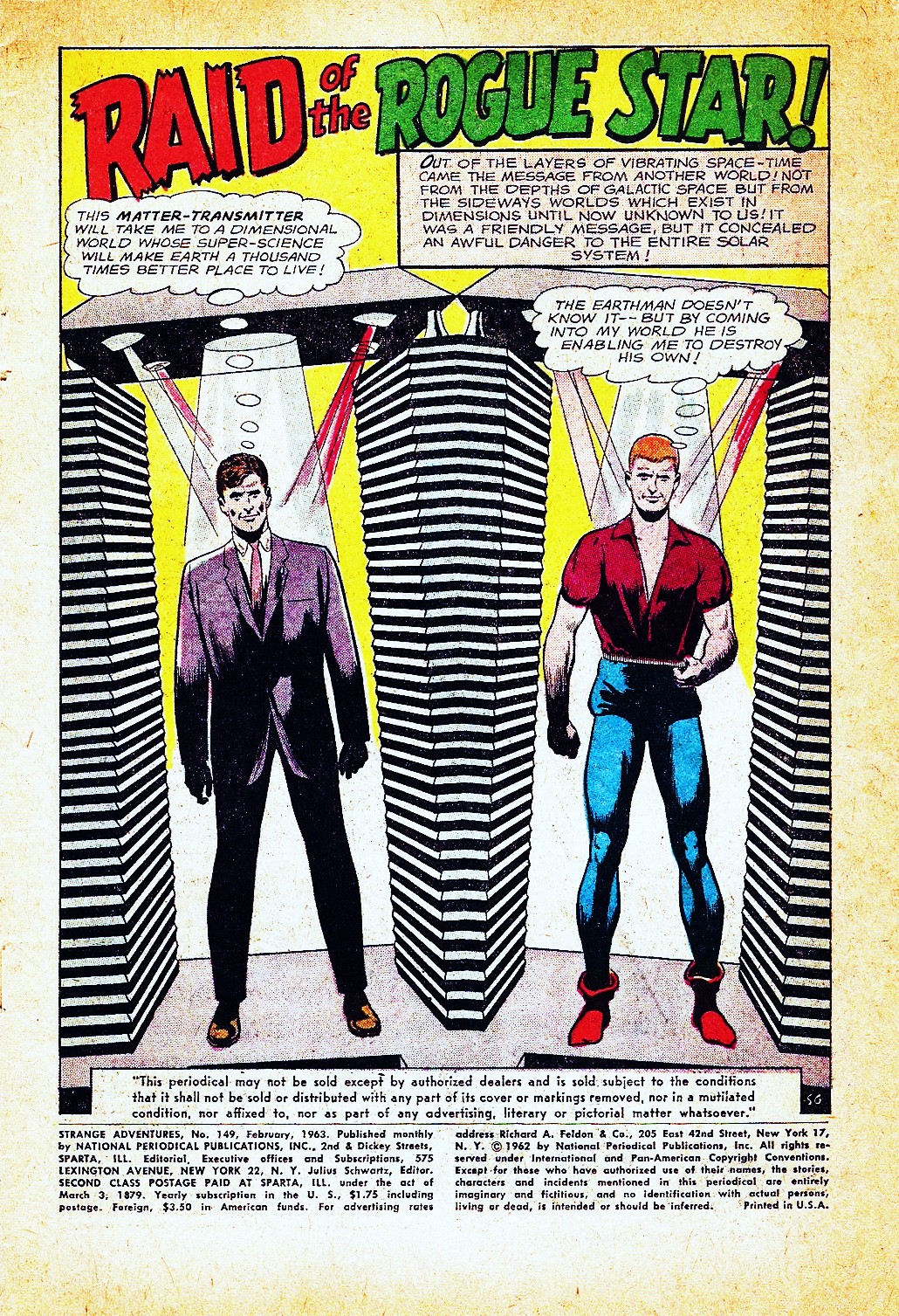 Read online Strange Adventures (1950) comic -  Issue #149 - 3
