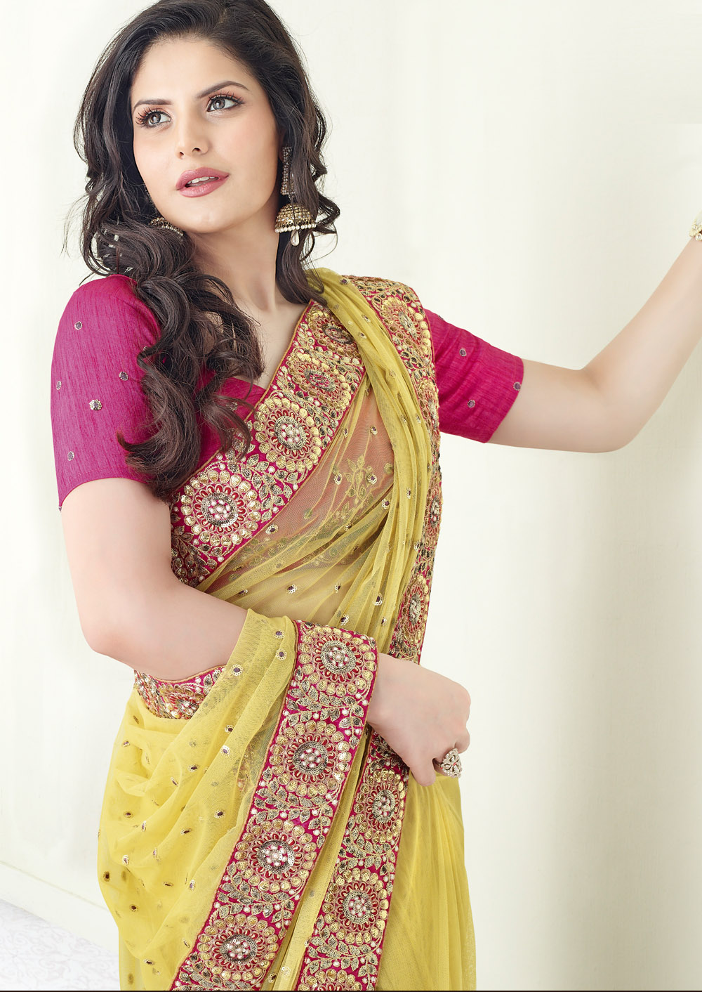 Zareen Khan in Saree | Sari - South Indian Sarees | Actress | Dresses