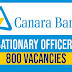 Canara Bank Recruitment 2018-Apply online 800 probationary officer post before last date