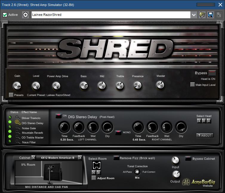 Free Guitar Amp Modeling und Simulation Software