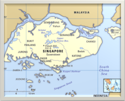 Luas wilayah Singapura