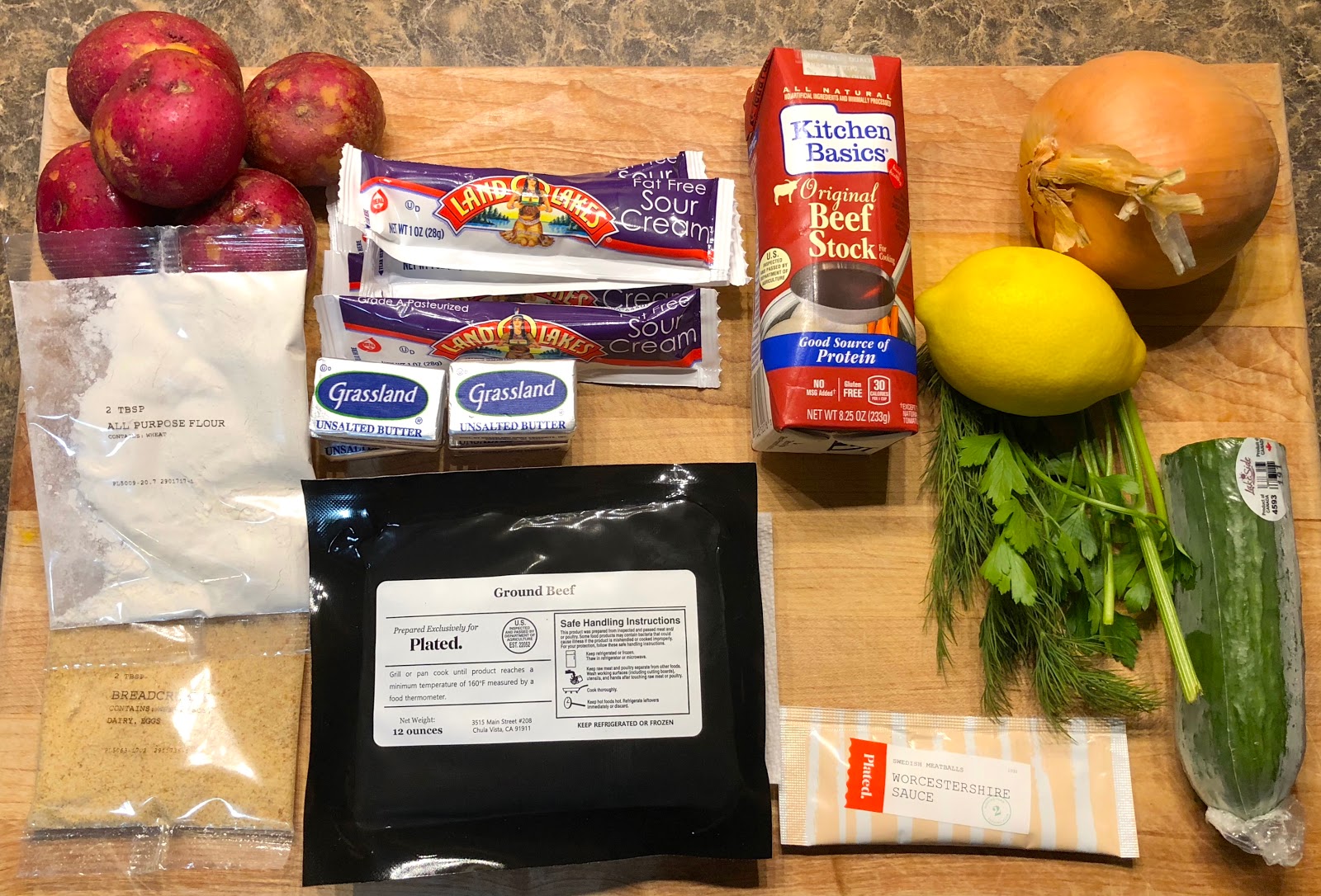 Blue Skies for Me Please 21st Plated Meal Kit Delivery Review